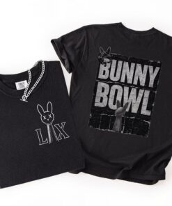 Bunny Bowl 2 Sided T-Shirt, Super Bowl 2026 Shirt, Here For The Benito Bowl Show
