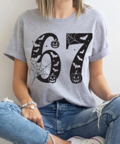 Funny 67 Halloween Costume Shirt: Matching T-Shirt,Trendy Tiktok Halloween Costume, 6 7 Trend