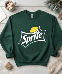 Sprite Logo Sweatshirt, Sprite Crewneck Sweater, Soda Lover Hoodie, Gift for Sprite Soda Lover