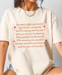 Father Figure Bridge Lyric T-Shirt, Music Concert Fan Tee, Father Figure Shirt, Showgirl Era Top Gift