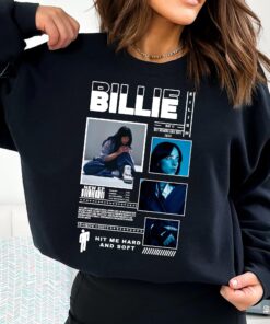 Billie Eilish Tour 2025 Shirt, Hit Me Hard and Soft Tour Sweatshirt, Billie Eilish Fan Hoodie, Retro Graphic Tee, Concert Merch Gift ver 3