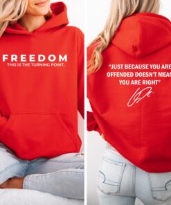 Justice For Charlie Kirk, Freedom Shirt, Charlie Quotes, Just because you are offended, doesn’t mean you are right