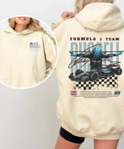 George Russell Hoodie, Racing Sweatshirt, Russell Fan Merch, Perfect Gift for Racing Enthusiasts, Formula 1 Russell Fan Gift, Russell Shirt