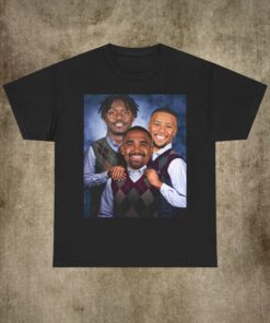 Jalen Hurts Saquon Barkley AJ Brown, Philadelphia Football T-Shirt, Step Brothers Football Shirt, Eagles Football Shirt, Funny Shirt