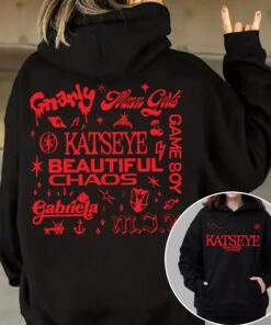 Retro Katseye Beautiful Chaos Tracklist Hoodie, Katseye Kpop Shirt, Katseye Gnarly Sweatshirt, Gabriela Top, Katseye Soft is Strong Tee