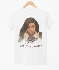 Am I The Drama? Graphic Concert Unisex T-Shirt | Funny Cardi Meme Tee