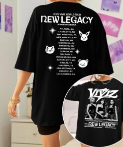 Viviz New Legacy World Tour 2025 T-Shirt, La La Love Me Shirt, Viviz Kpop Members Tee