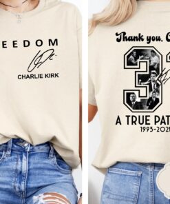 Freedom Charlie Kirk Memorial Shirt – Thank You Charlie 31 True Patriot 1993-2025 Tribute Tee USA Supporter T-Shirt