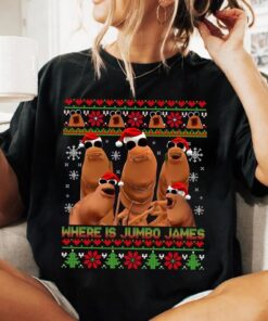 Where Is Jumbo James Ugly Christmas Sweater, Marcus The Worm Xmas Sweatshirt, Im Looking For Jimbo James Funny Meme Shirt, Xmas Holiday