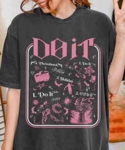 Stray Kids DOIT Retro Shirt, Straykids Doit Album Track List T-Shirt, Skz World Tour Tee, Straykids Album Sweater