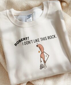 Embroidered Marcus The Worm Sweatshirt, Funny Meme Gift