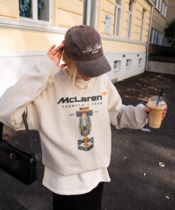 McLaren Sweatshirt, Lando Norris Oscar Piastri Racing F1 Crewneck, Formula 1 Fan Gift, Race Day Tshirt, McLaren F1 Merch, F1 Apparel