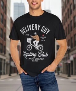 Chicago Delivery Guy Resist Shirt, Chicago Deliveryman Top, Funny Chicago Delivery Guy Tee, Chicago Cycling Club Unisex T-Shirt