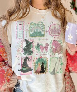 Wicked Movie For Good Coquette Bow Sweatshirt, Wizard Defying Gravity Tee, Together We’re Unlimited, Wizard Of Oz Shirt, Broomstick Magic Wand Hoodie