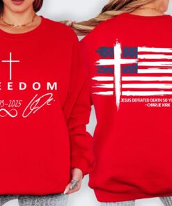 Wear Red on 14th Oct 1993 for Charlie Kirk T Shirt, Memorial American Hero Freedom, HPBD Charlie, Jesus Defeated Death So You Can Live