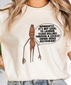 Marcus The Worm Locally Owned Greek Restaurant T-Shirt, Jimbo James Shirt, Marcus The Worm Virtual Chat Top, Funny Meme Tee