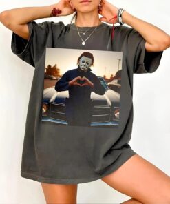 Michael Meyers Halloween Heart Hands Shirt, Michael Meyers, Horror Movie Shirt, Myers Thriller Friday the 13th Horror