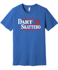Dart & Skattebo '28 - Political Campaign Parody Tee, Football Legends For President Fan Shirt