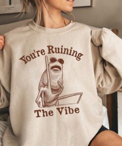Marcus the Worm Shirt, You’re Ruining the Vibe Meme Sweatshirt, Funny TikTok Trend Tee, Graphic Humor Shirt, Viral Internet Meme Shirt