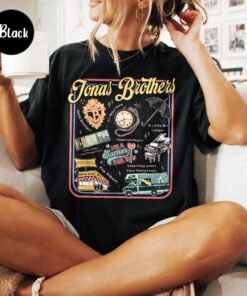 Retro Jonas Brothers Comfort Color Shirt, Jonas Brothers Greetings From Your Hometown Tour Shirt, Jonas Bros Comfort Color Tee, JB Albums