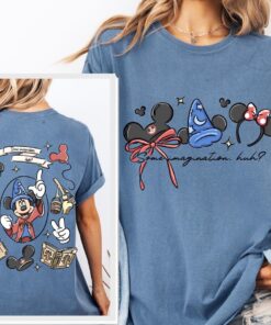 Disney Coquette Bow Mickey Sorcerer Some imagination huh T-Shirt, Walt Disney Fantasia Mickey Shirt, Fantasia Mickey Tee, Disneyland Trip
