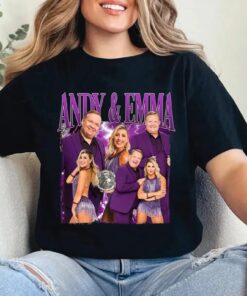 Andy Richter Dwts 2025 Bootleg Shirt, Andy & Emma Slater Dancing With The Stars T-Shirt, Fan Gift Tee