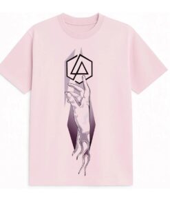 Linkin Park “Reach” T-Shirt | LP Logo Hand Shirt | Unisex Rock Band Tee | Music Lover Gift | Streetwear Aesthetic Top