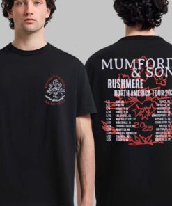 Mumford And Sons Rushmere North America Tour 2025 Two Sided T-Shirt