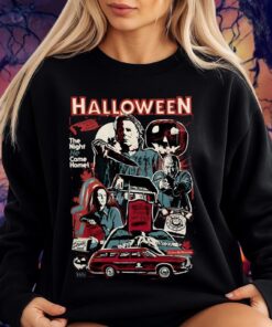 Vintage Michael Myers Movie Shirt, Michael Halloween T-Shirt, Sweatshirt & Hoodie, Halloween 90s Bootleg Tee, Horror Movie, The Night He Came Home