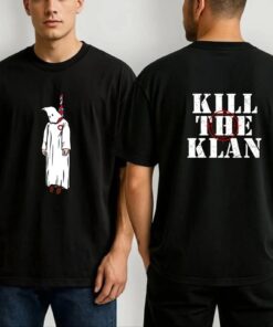 Kill The Klan Inspired T-Shirt, Anti Hate Graphic Tee, Retro Protest Style Unisex Fan Top