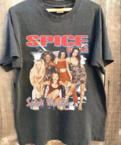 Vintage Spice Girls Graphic T-Shirt, 90s Music Band Tee, Retro Pop Culture Shirt, Oversized Unisex Concert Top