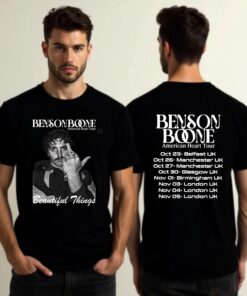 Benson Mystical Blossom Boone Tour Dates T-Shirt, Music Top, Cute Celestial Space Dessert Tee, Band Whimsical Benson Aesthetic Night Sky Shirt