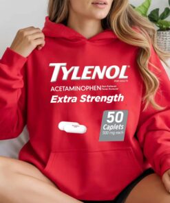Tylenol Medicine Hoodie, Pharmacist Halloween Costume Cosplay Hoodie Multicolor