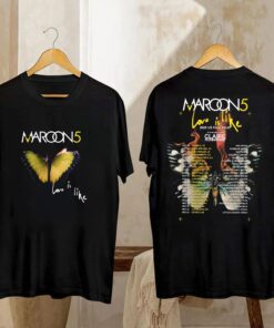 Maroon 5 Shirt, Tour 2025 Maroon 5 Love Is Like T-Shirt, Maroon 5 Fall Tour, Maroon 5 Band Fan Gift, Maroon 5 Merch