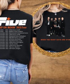Five Boy Keep on Movin Tour 2025 Tshirt, Five Boy Concert Tshirt, Everybody Get up Five Boy Keep on Movin Concert tee, Concert lover tee