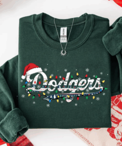 Dodger Baseball Champions Christmas T-Shirt, Xmas Shirt, World Series 2025 Sweatshirt, Baseball Christmas Tee, Family Xmas Gifts