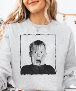 Home Alone Sweatshirt, Movies Inspired Funny Christmas Holiday T-Shirt, Gift for Her/Him