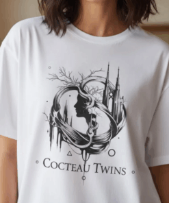 Cocteau Twins Shirt, Dream Pop Band Tee, Vintage 80s Music T-Shirt, Ethereal Wave Top, Unisex Indie Gift for Music Lovers