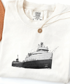 Never Forget Shirt, Edmund Fitzgerald T-Shirt, November 10th 1975 Tee