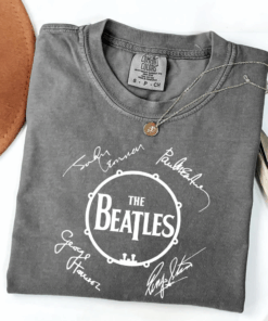 The Beatles Signatures Shirt, Beatles Band Tee, Rock and Roll Music Gift, 90s Vintage Beatles Top, The Beatles Fan T-Shirt, Beatles Gift