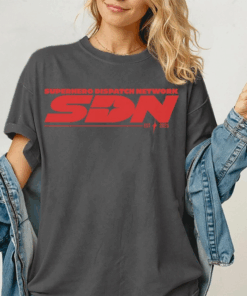 SDN Dispatch Game 2025 Lettering Unisex Tee, Retro T-Shirt, Graphic Top, Gamer Shirt, Vintage Gaming Gift