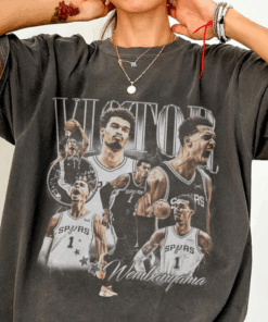 Victor Wembanyama Bootleg 90s Basketball Shirt, Funny Basketball Tee, Gift Unisex For Fan