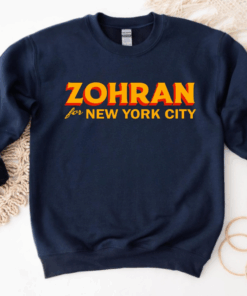 Mayor Mamdani 2025 Sweatshirt, NYC’s First Muslim Mayor T-Shirt, Vote Zohran Tee, Progressive Democrats Zohran for New York City, Zohran Shirt, Zohran for NYC