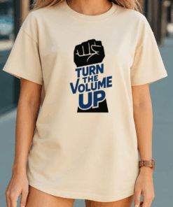 Turn the Volume Up Statement Tee, Inspired by Zohran Mamdani NYC Mayor, Political Graphic T-Shirt