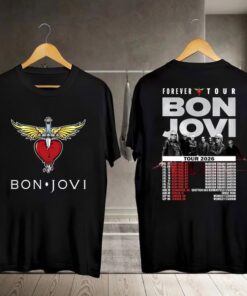 Bon Jovi Vintage Shirt, Bon Jovi Forever Tour 2026 T-Shirt, Bon Jovi Rock Band Shirt, Bon Jovi Fan Gift, Bon Jovi 80s Shirt, Bon Jovi Merch