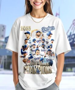 Dodgers 2025 World Series Champions T-Shirt | LA Baseball Souvenir