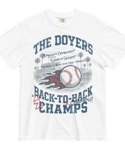 The Doyers Back-to-Back Champs Shirt | Vintage LA Baseball Fan Tee