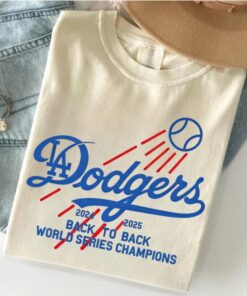 Dodgers Back 2 Back NL Champions 2024-2025 T-Shirt
