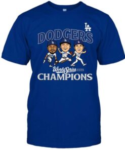 Los Angeles Dodgers 2025 World Series Champions Caricature T-Shirt