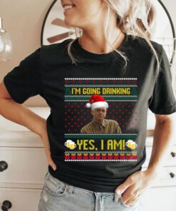 Charlie Hunnam Ed Gein I'm Going Drinking Yes I Am Christmas T Shirt